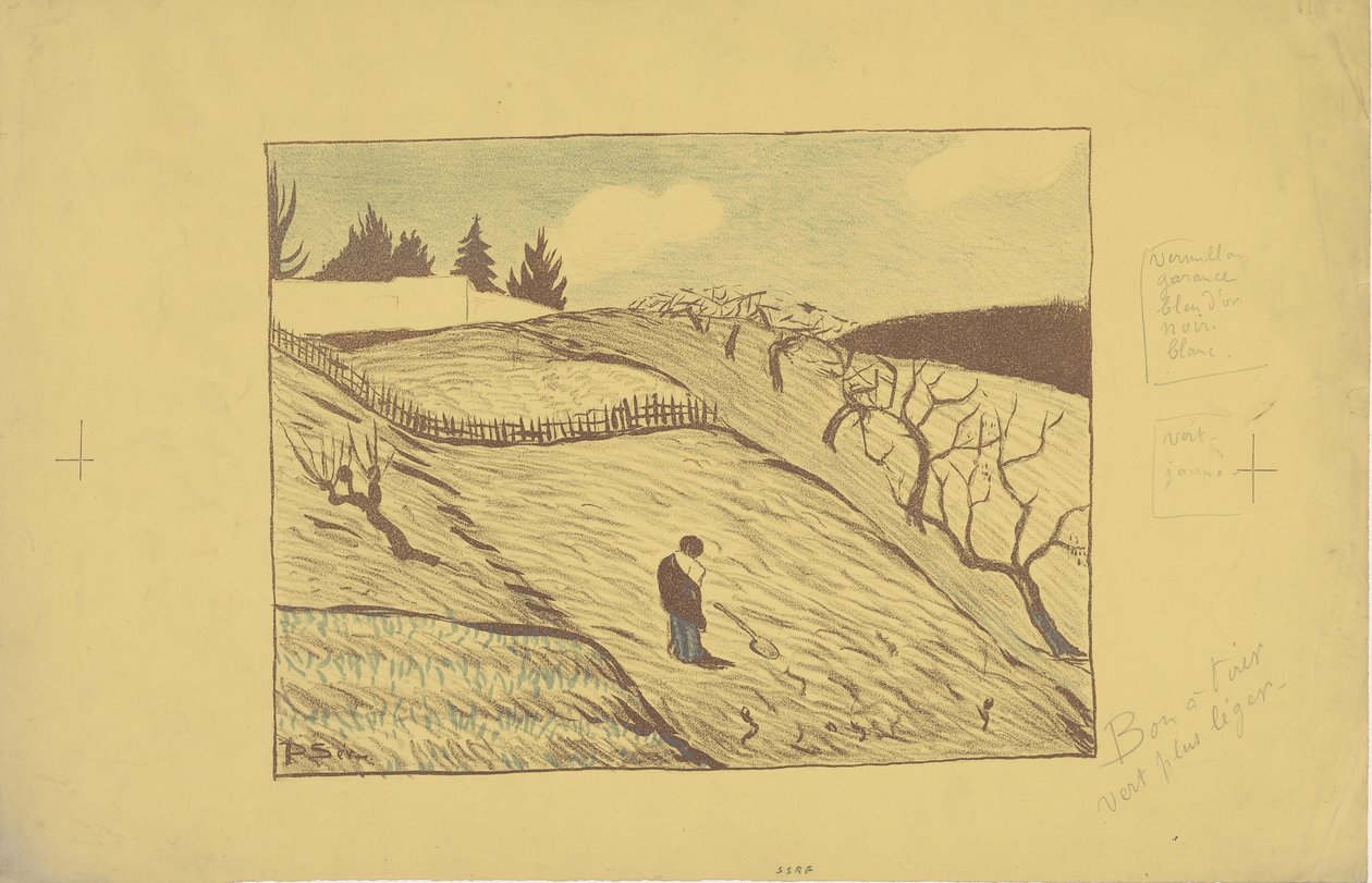 Het Einde van de Dag door Paul Sérusier