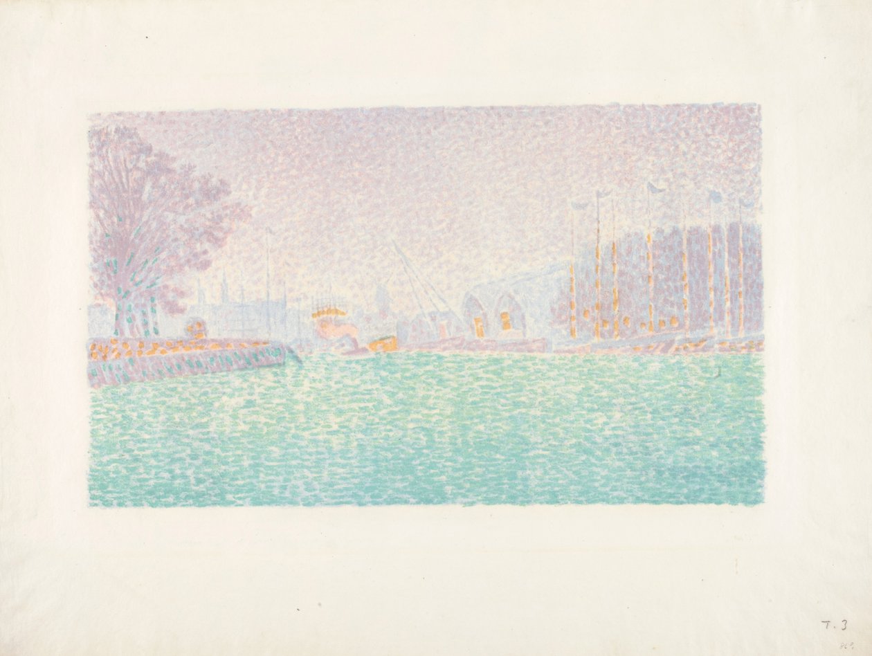 In Vlissingen door Paul Signac
