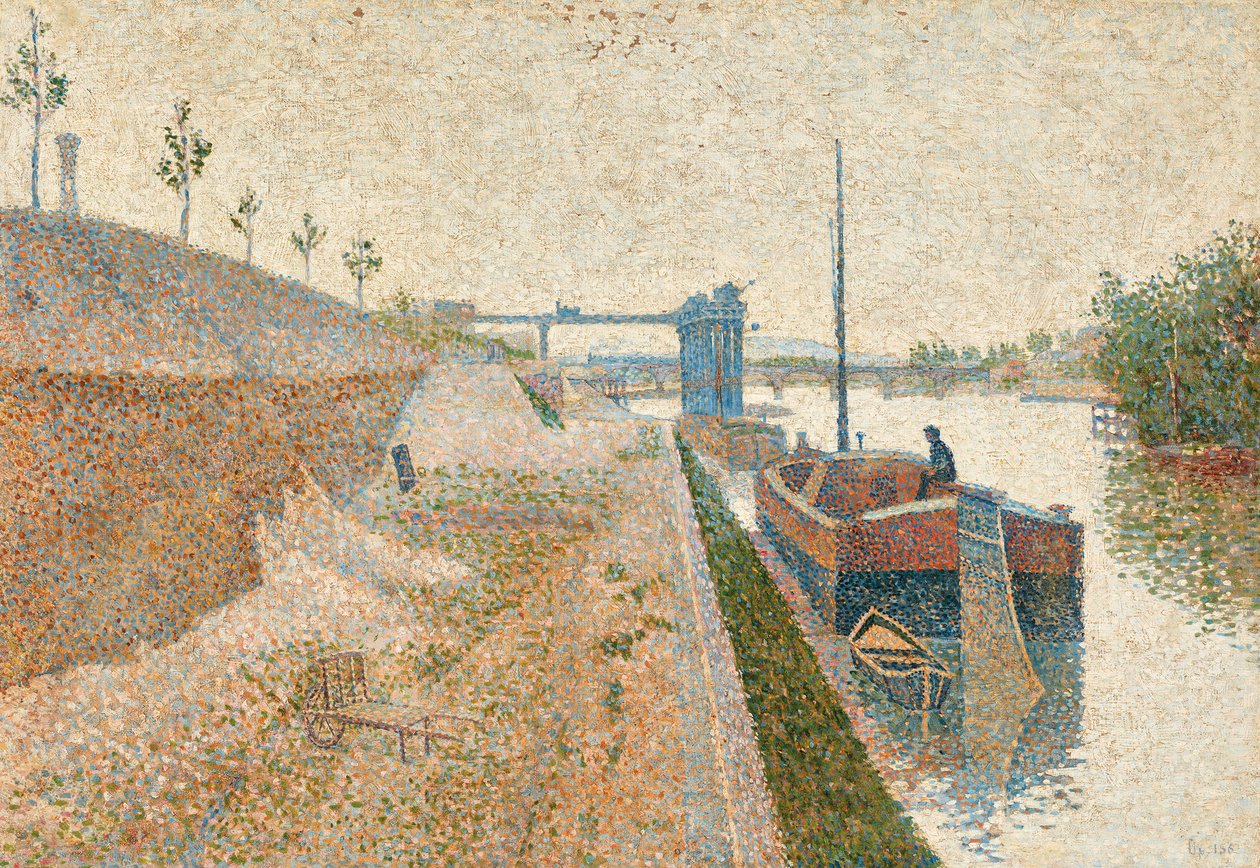Quai de Clichy door Paul Signac