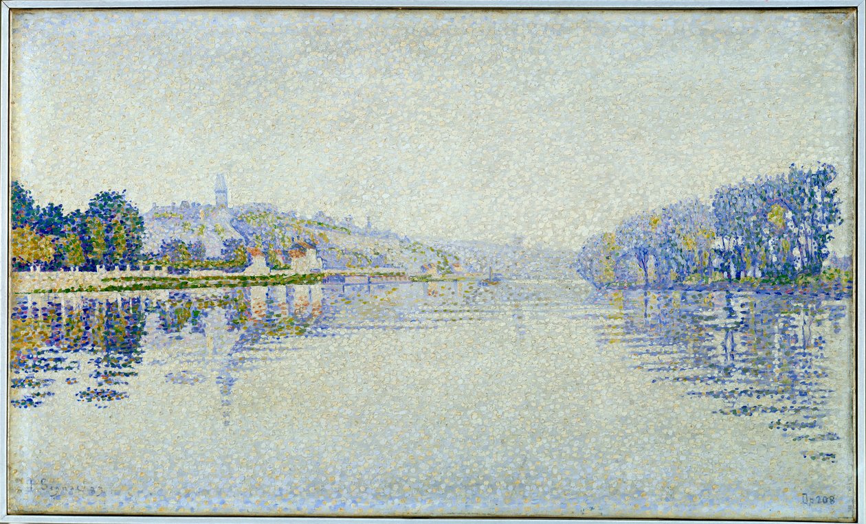 Riverside, de Seine en Herblay door Paul Signac