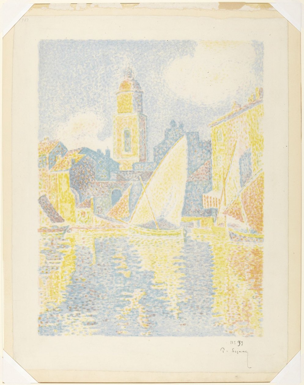 Saint-Tropez, Frankrijk door Paul Signac