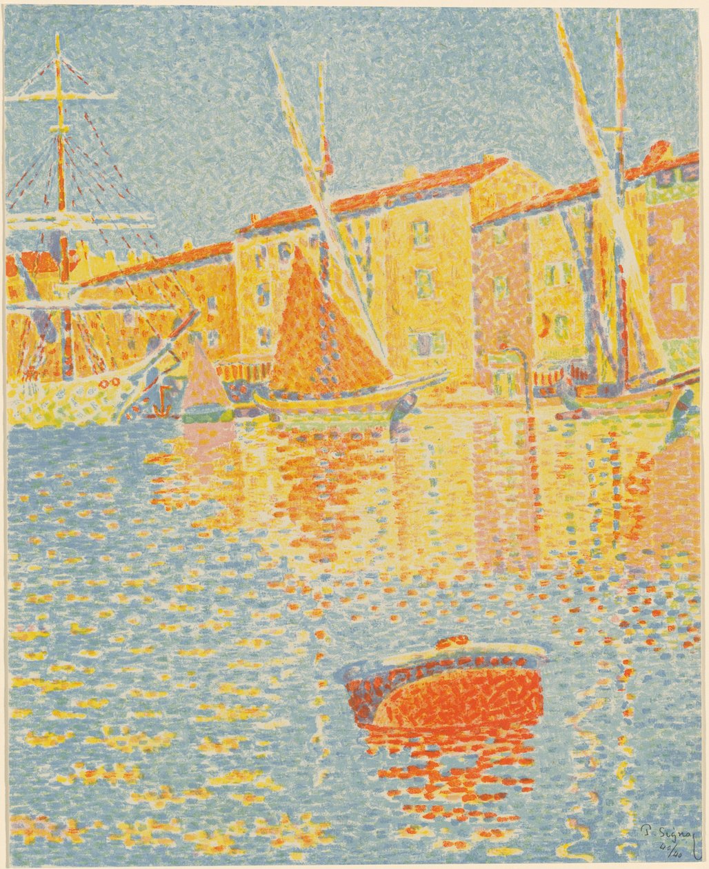 De boei door Paul Signac