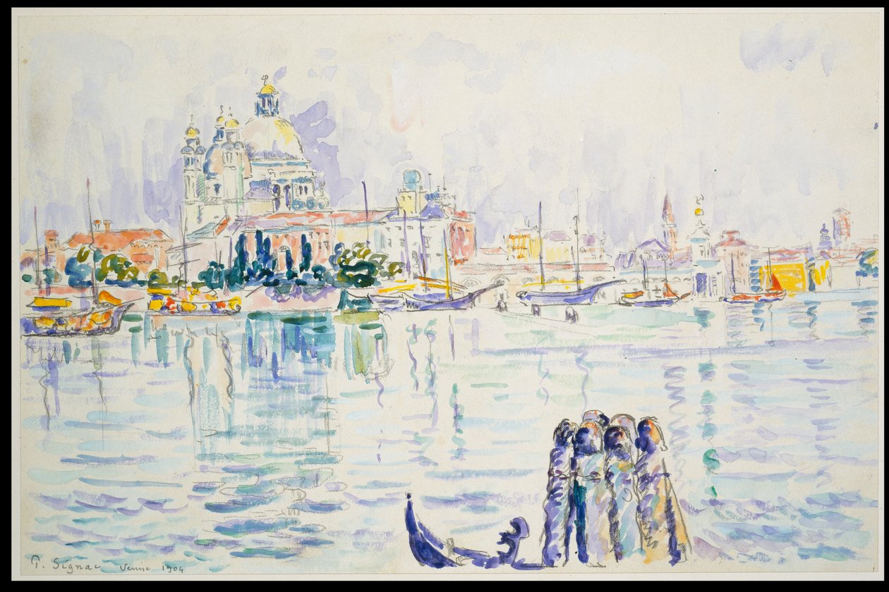 Venetië, het Canal Grande door Paul Signac