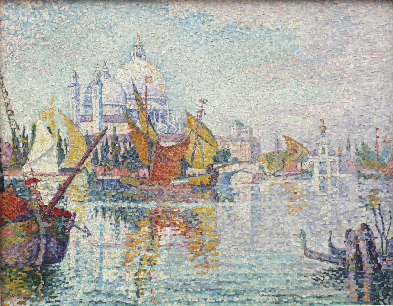 Venetië, Santa Maria della Salute door Paul Signac
