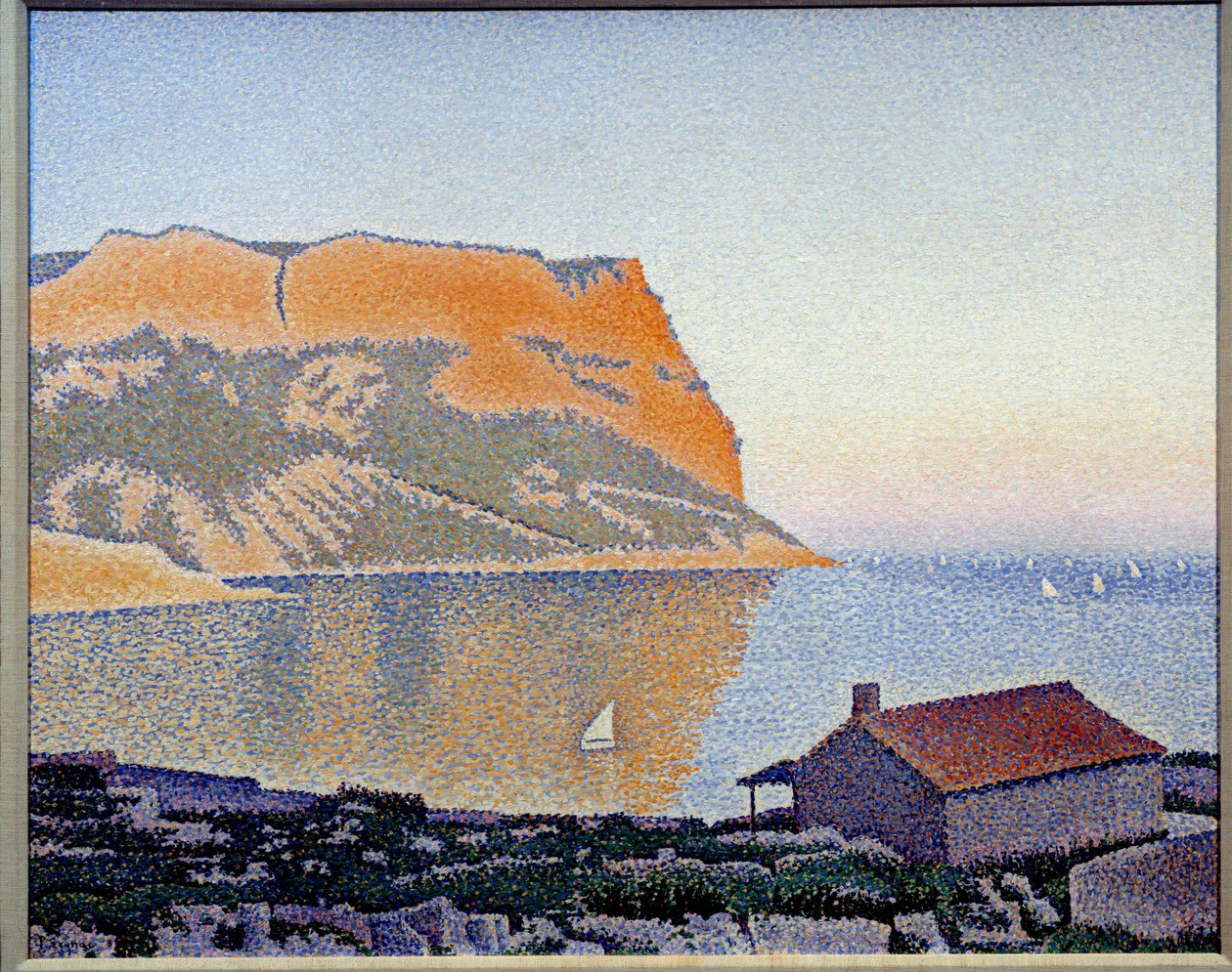 Uitzicht op de baai van Cassis, Cap Canaille (1889) door Paul Signac