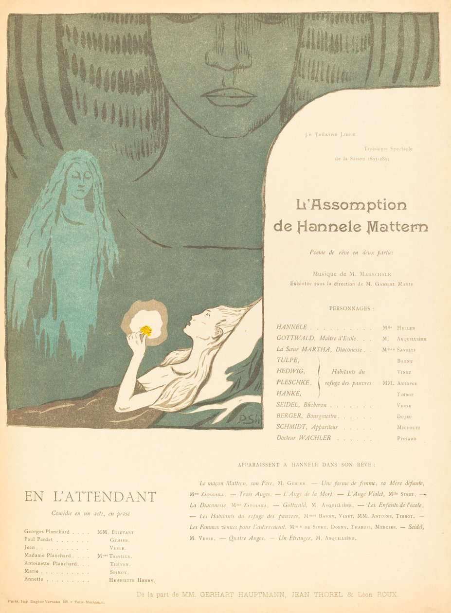 De Hemelvaart van Hannele Mattern; In afwachting door Paul Sérusier
