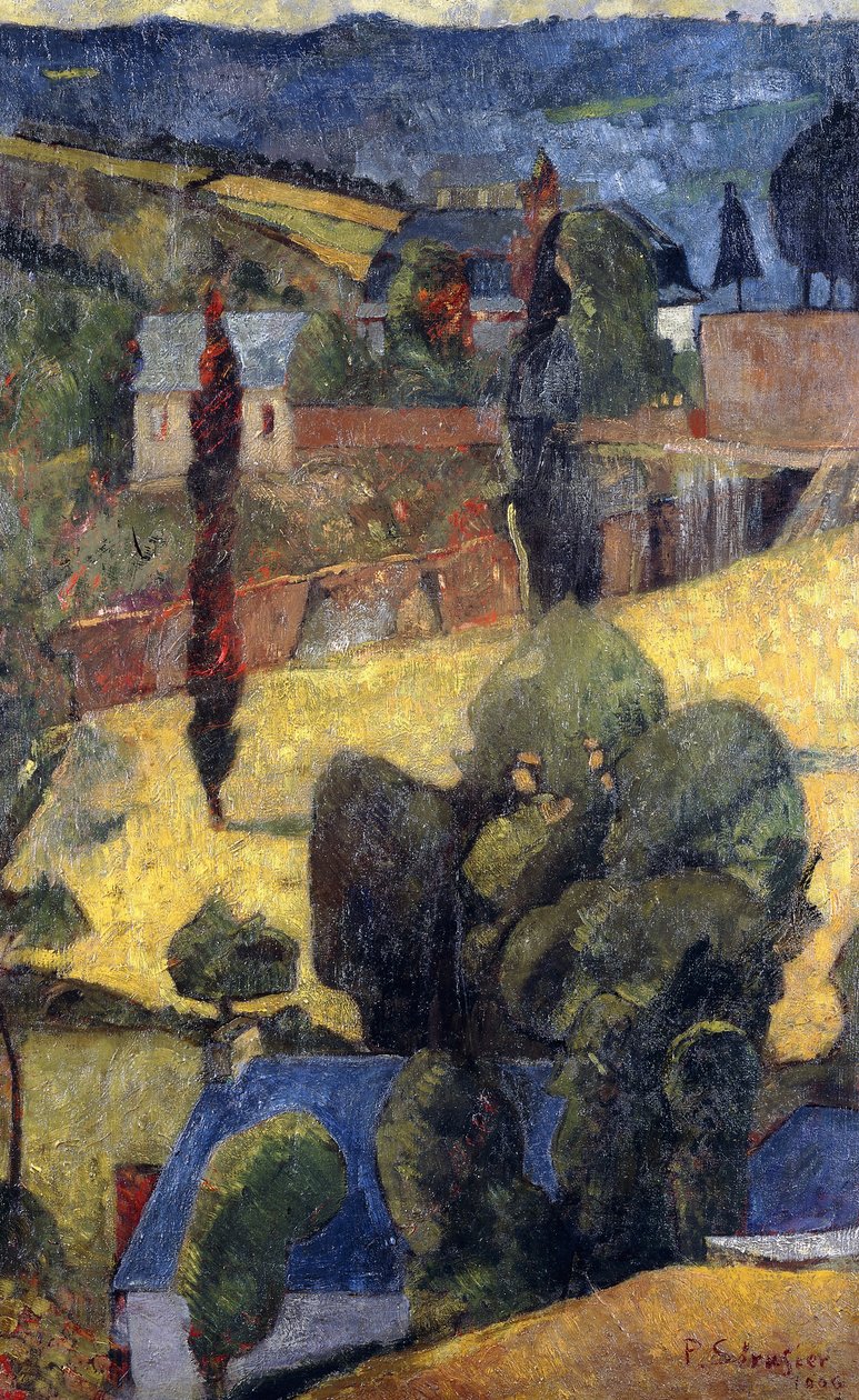 Landschap door Paul Sérusier