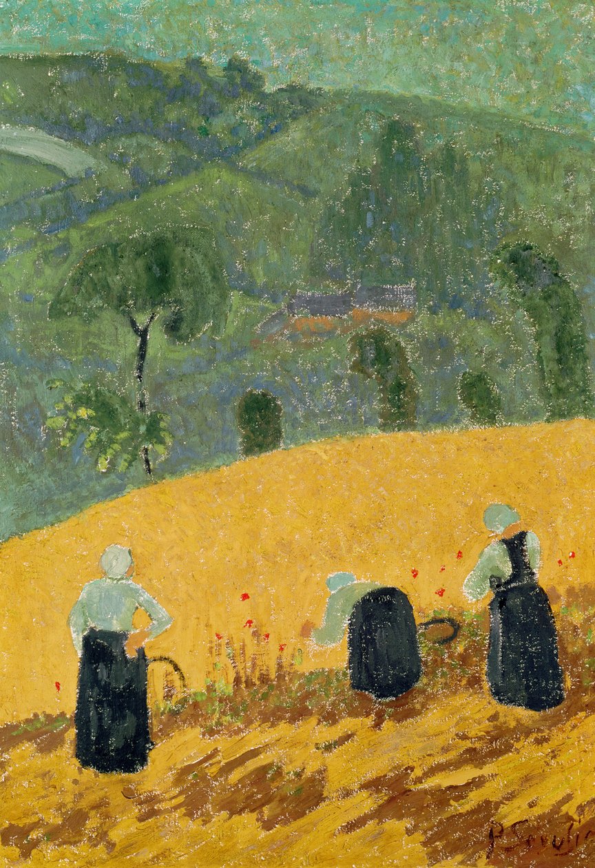 De oogst door Paul Sérusier