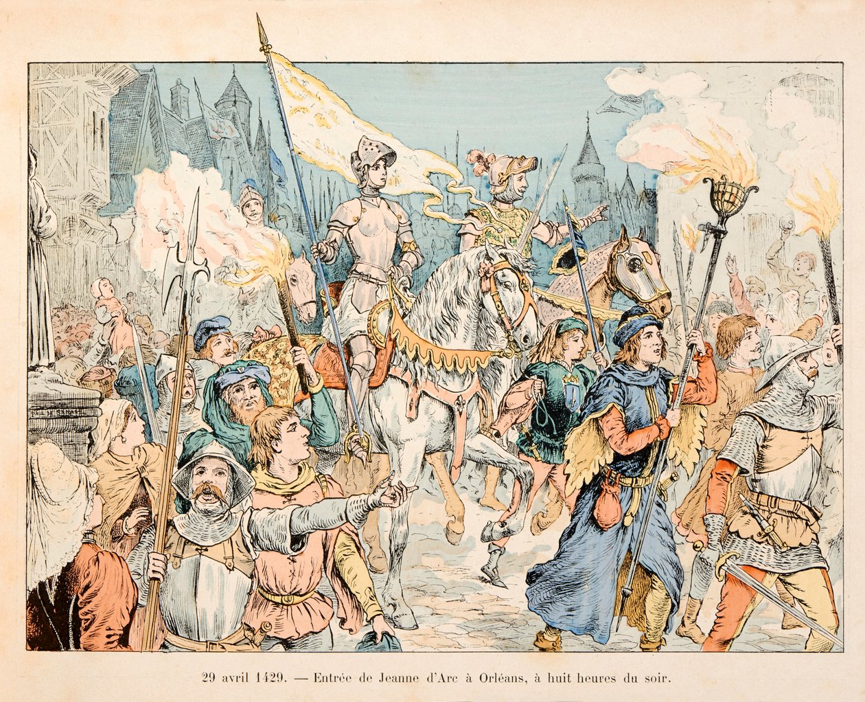 Illustratie uit het boek Jeanne d