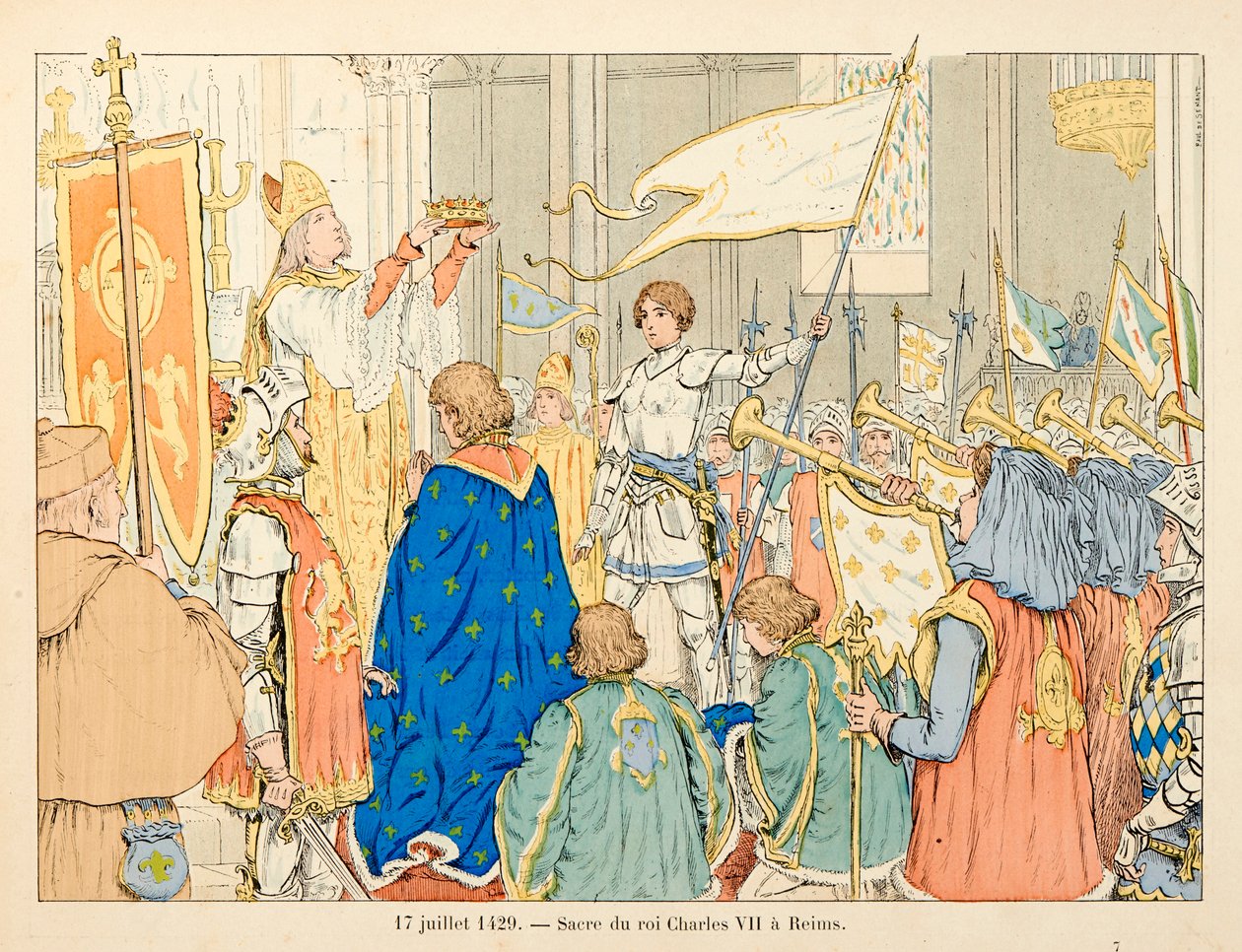 Illustratie uit het boek Jeanne d