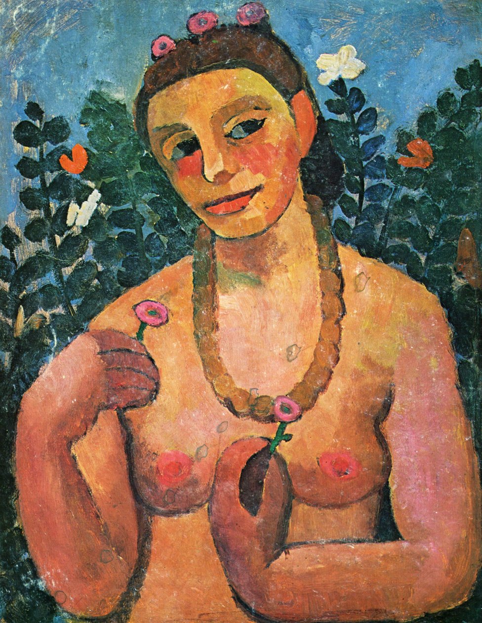 Zelfportret door Paula Modersohn Becker