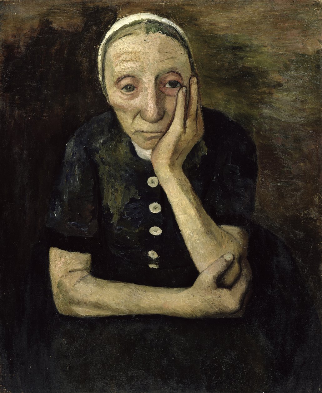 De oude boer, 1903 door Paula Modersohn Becker