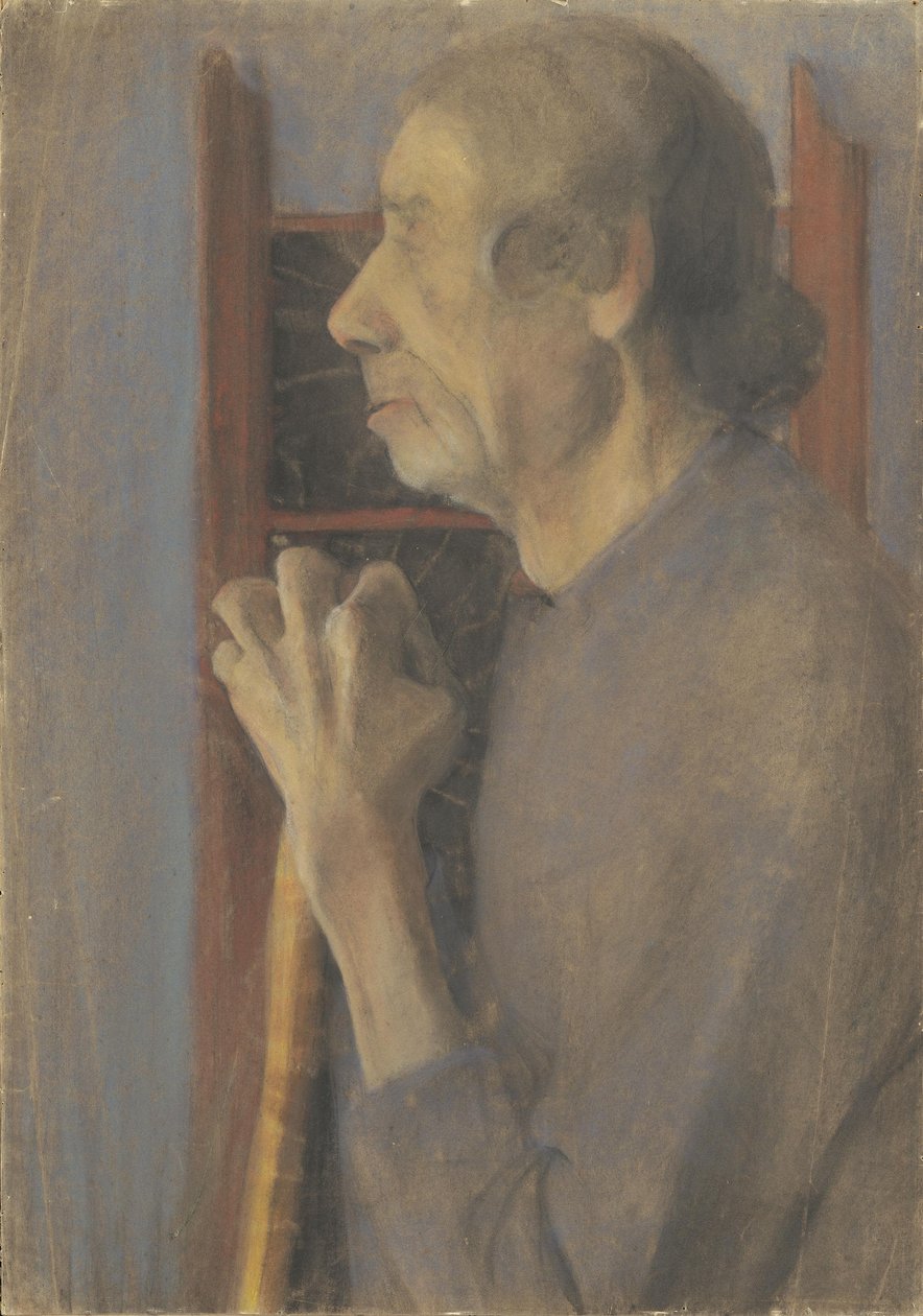De oude von Bredow door Paula Modersohn-Becker