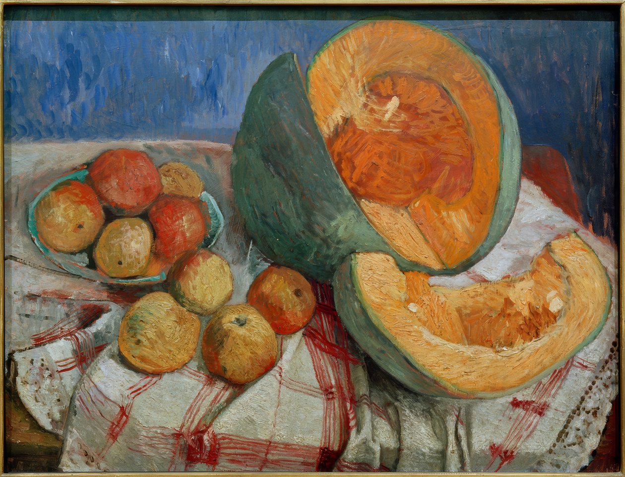 Stilleven met Pompoen door Paula Modersohn-Becker