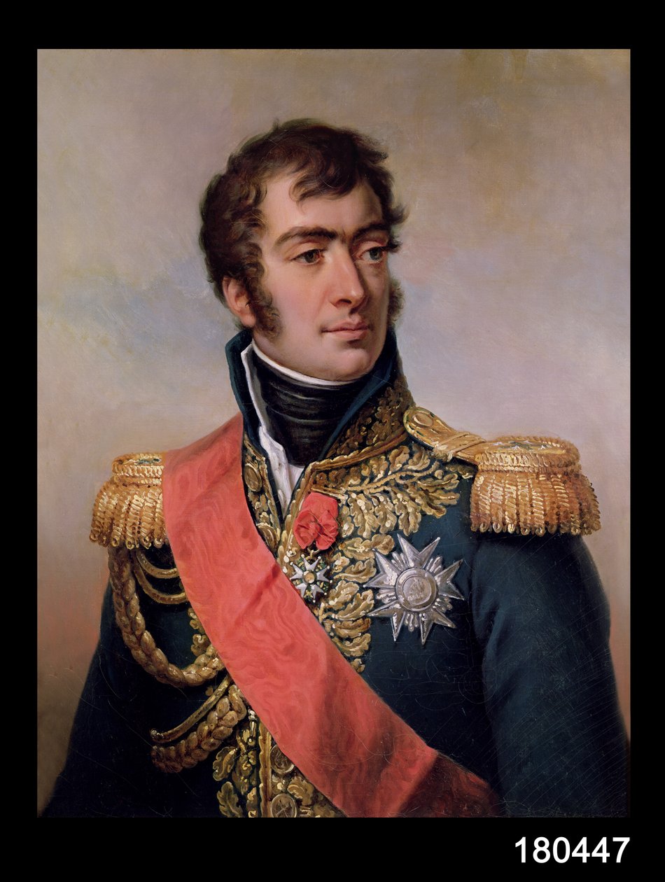 Auguste Frederic Louis Viesse de Marmont (1774-1852), Hertog van Ragusa en Maarschalk van Frankrijk door Paulin Jean Baptiste Guerin