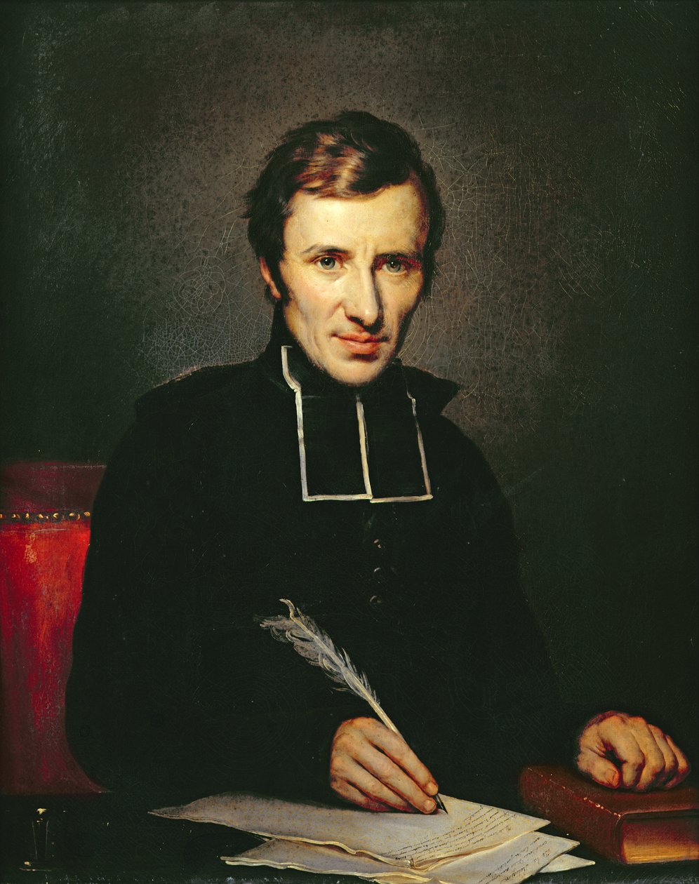 Portret van de Abt van Lamennais, 1827 door Paulin Jean Baptiste Guerin