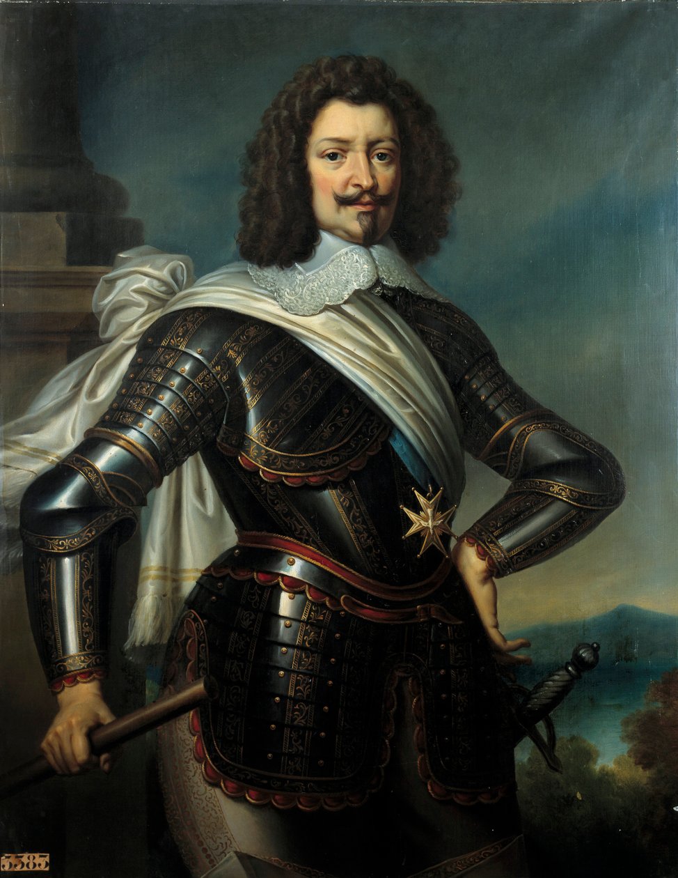 Portret van Charles de Lorraine, Prins van Joinville, Hertog van Joyeuse en 4e Hertog van Guise door Paulin Jean Baptiste Guerin