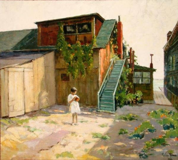 Het atelier van de kunstenaar door Pauline Palmer