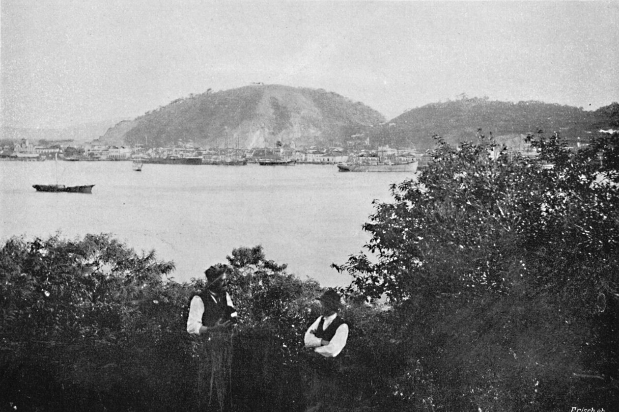 Haven van Santos, 1895 door Paulo Kowalsky