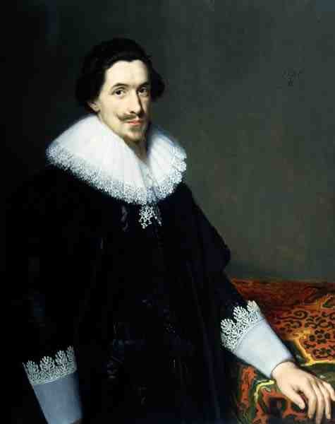 Portret van Mr van Voorst (een van een paar: 132050), 1628 door Paulus Moreelse