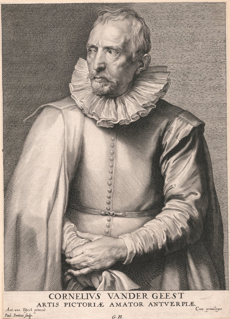 Cornelius Vander Geest, Artis Pictoriae Amator Antuerpiae door Paulus Pontius