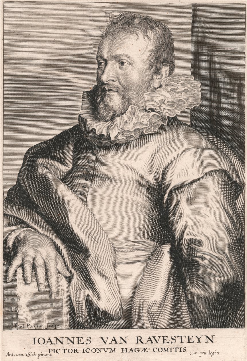 Joannes van Ravesteyn, Pictor Iconum Hagæ Comitis door Paulus Pontius