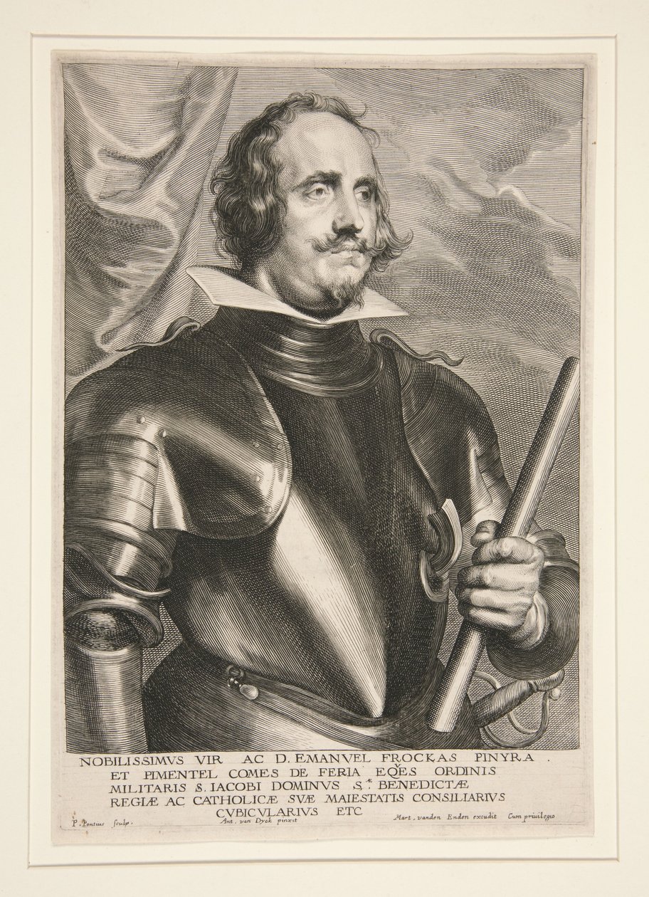 Manuel Frockas Perera y Pimentel, graaf van Feria (1576-1646) door Paulus Pontius