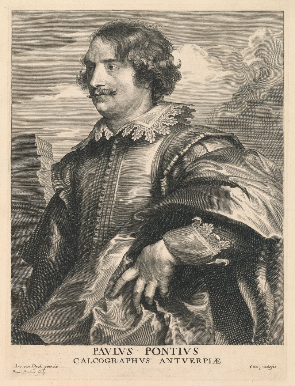 Paulus Pontius, graveur van Antwerpen door Paulus Pontius