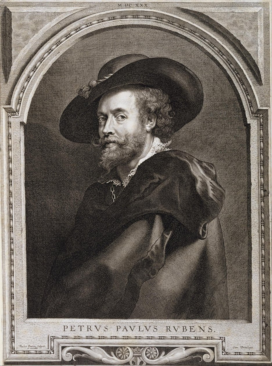 Portret van een man door Paulus Pontius