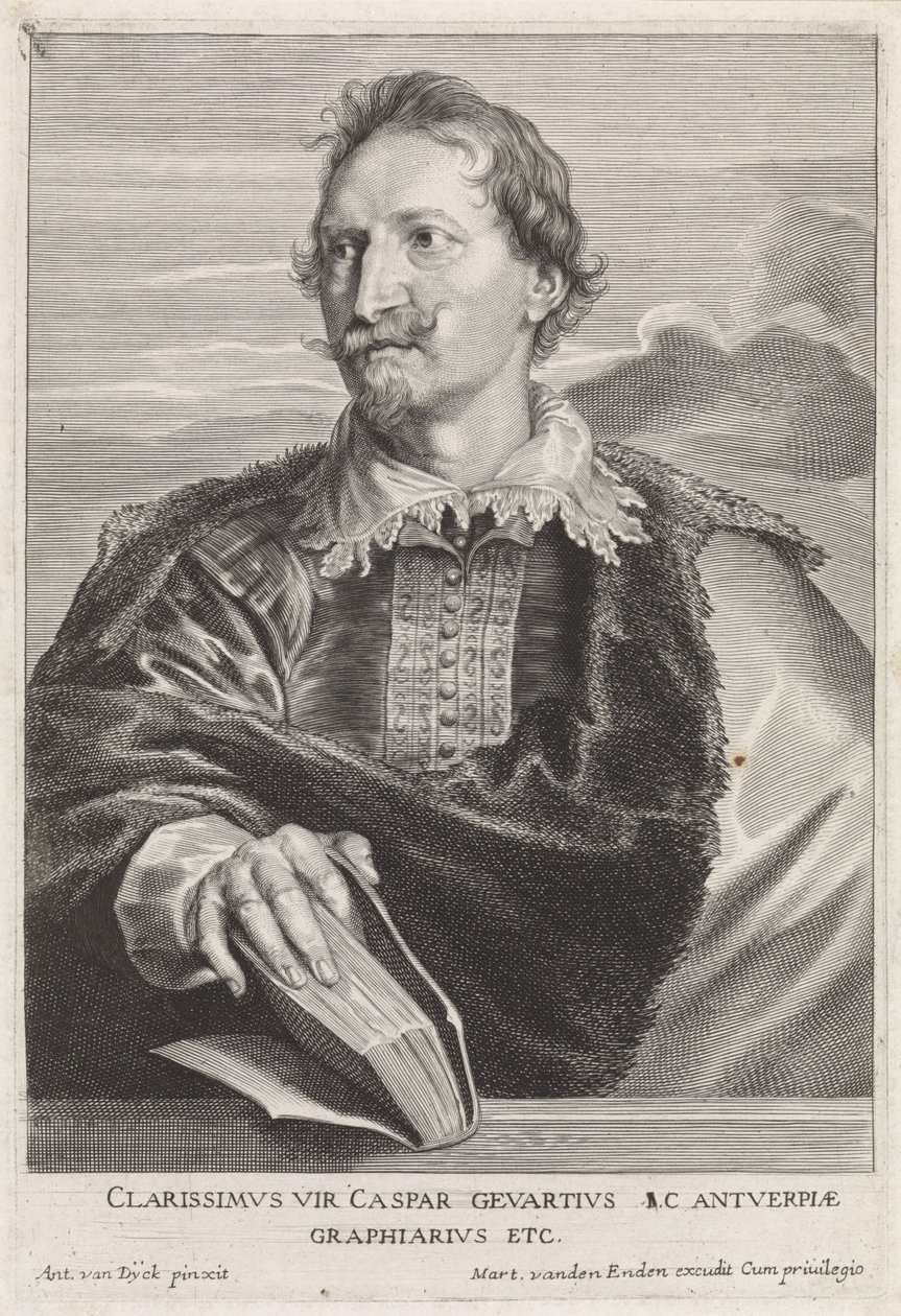 Portret van de jurist Jan-Gaspar Gevartius door Paulus Pontius