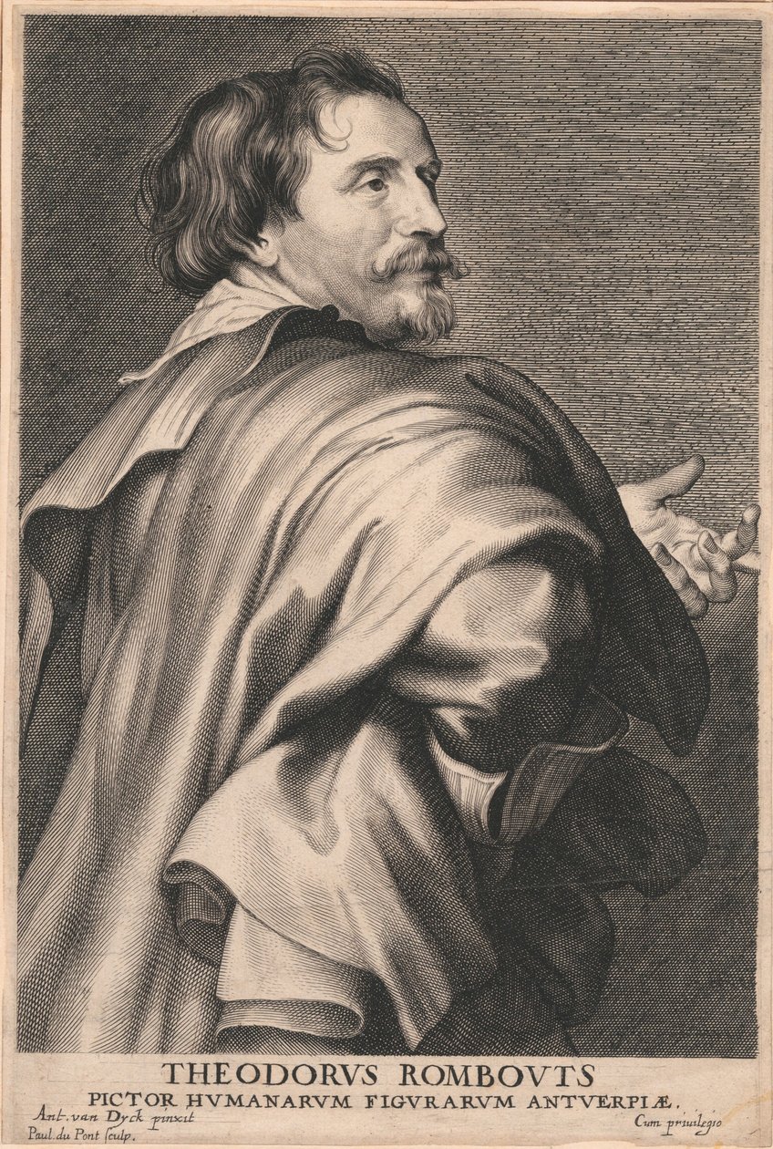 Theodorus Rombouts door Paulus Pontius