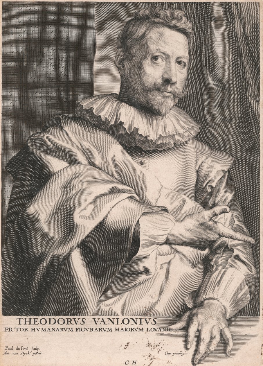 Theodorus van Lonius, schilder van menselijke figuren in Leuven door Paulus Pontius