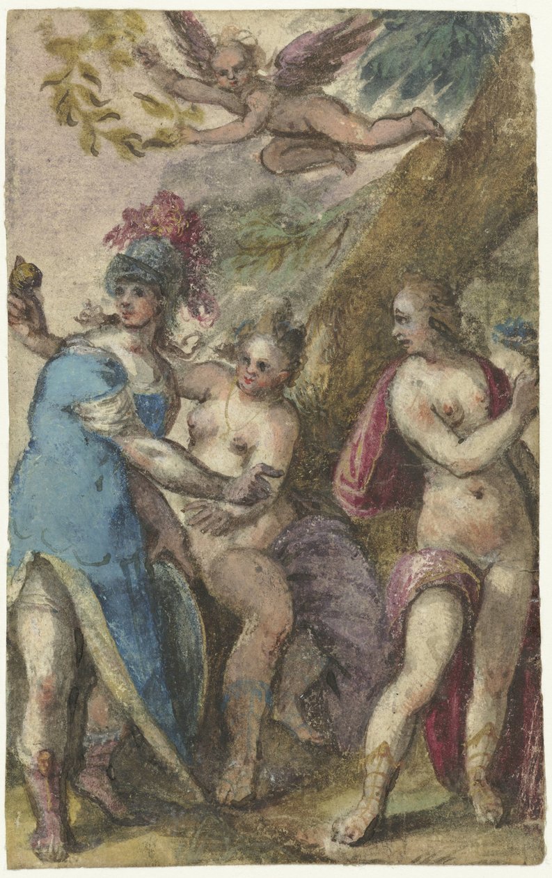 Het oordeel van Paris door Paulus van Wtewael (possibly)