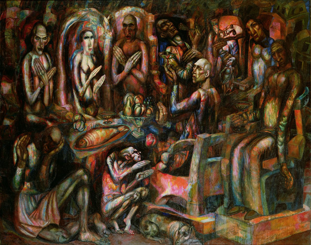 Feest van Koningen, 1913 door Pawel Nikolajewitsch Filonow