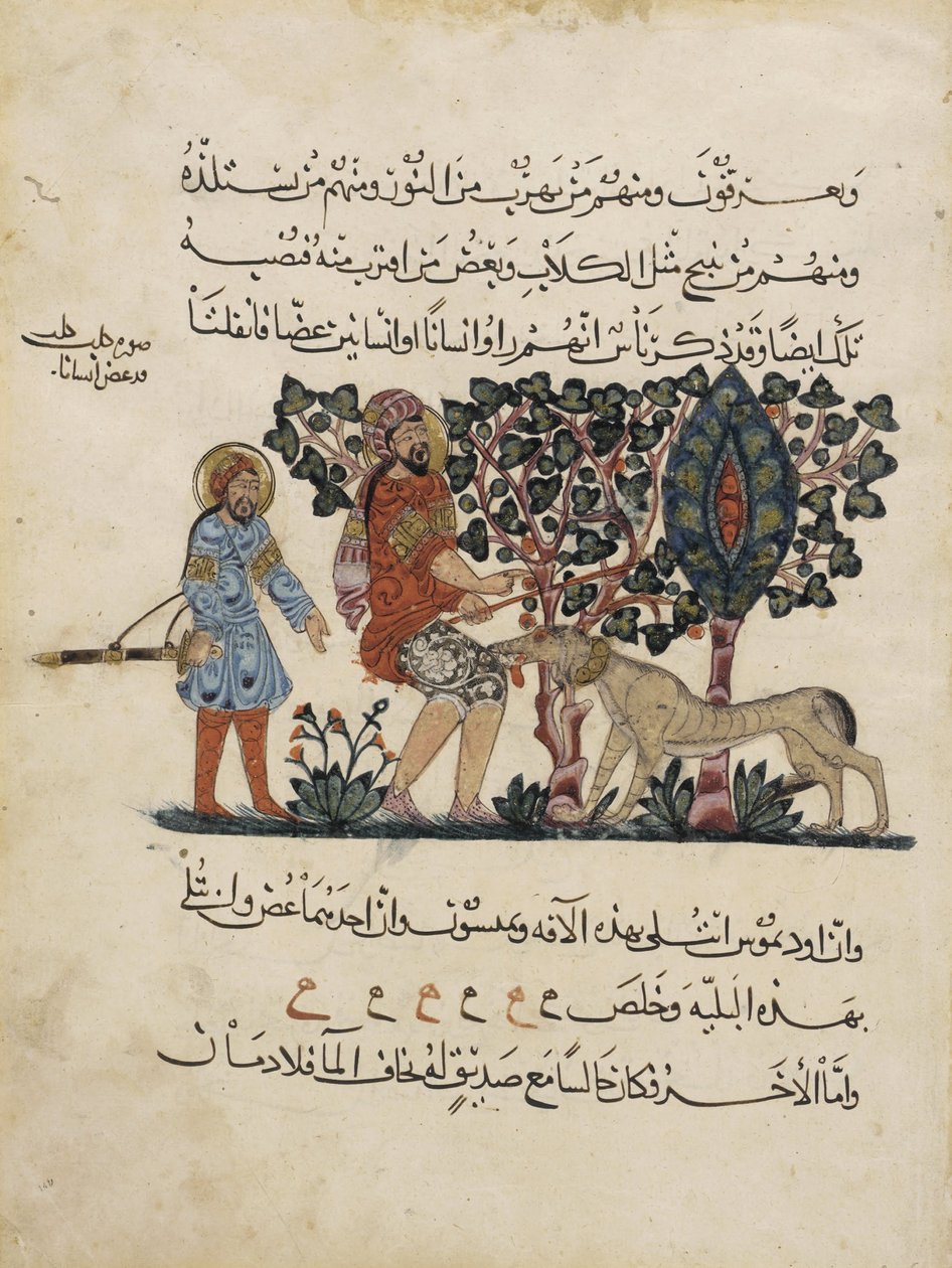 Folio uit een Arabische vertaling van de Materia Medica door Dioscorides door Pedanius Dioscorides