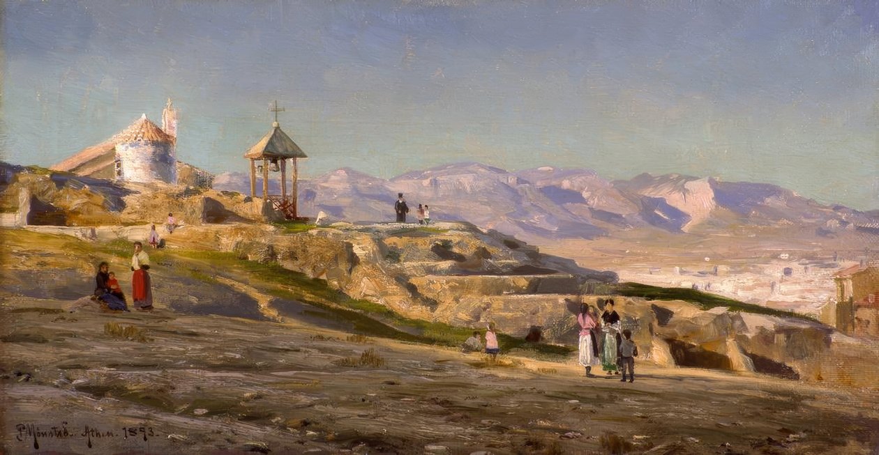 Middag bij Athene door Peder Monsted