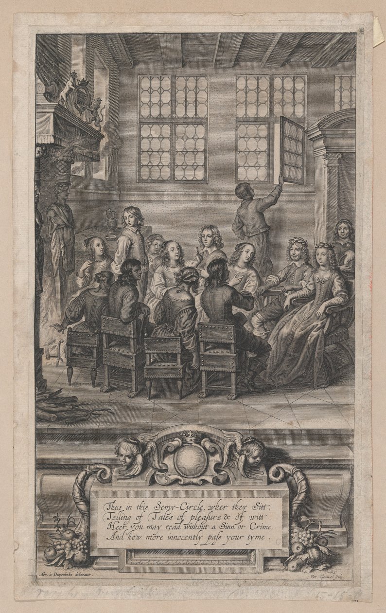 De familie van William Cavendish, Markies van Newcastle-upon-Tyne door Peeter Clouwet