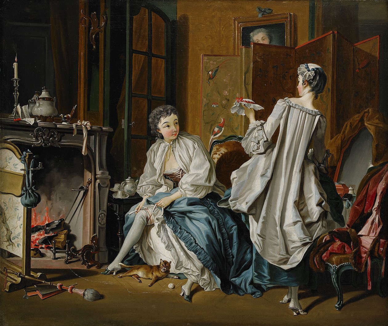 Ochtendtoilet Na François Boucher door Pehr Hilleström