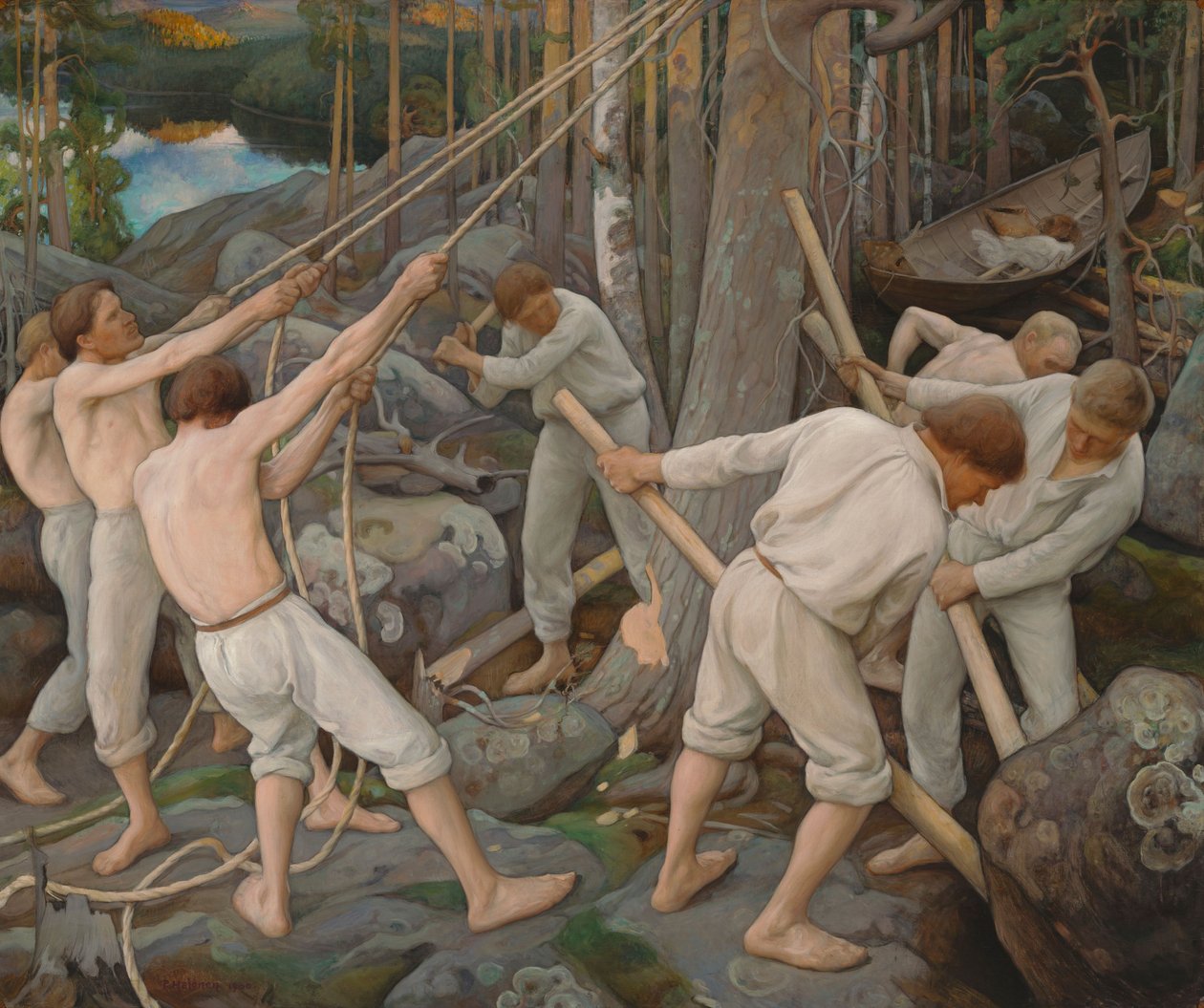 Pioniers in Karelië door Pekka Halonen