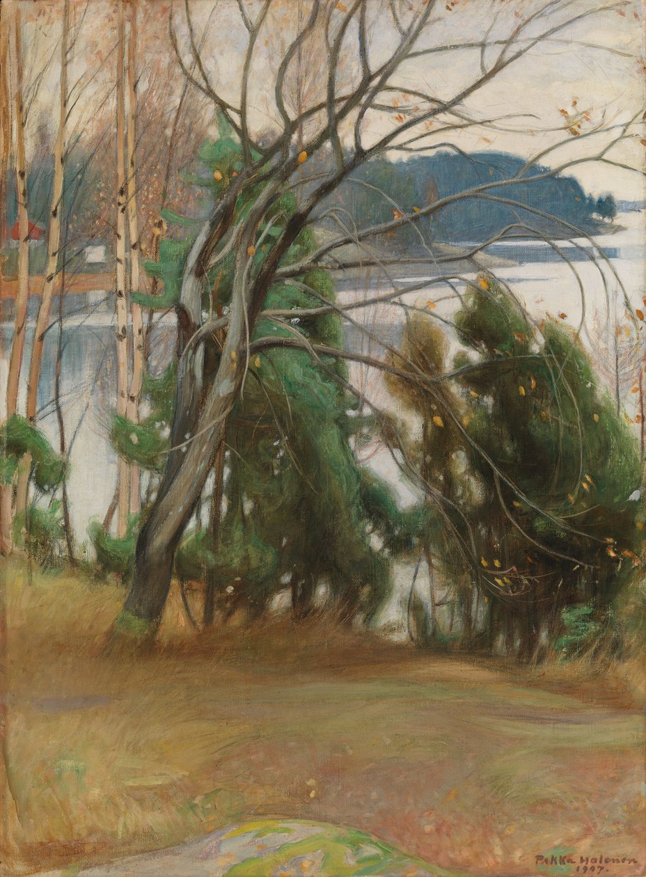 Boswilg in de herfst door Pekka Halonen