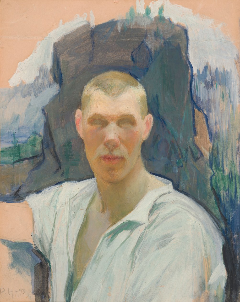 Zelfportret door Pekka Halonen