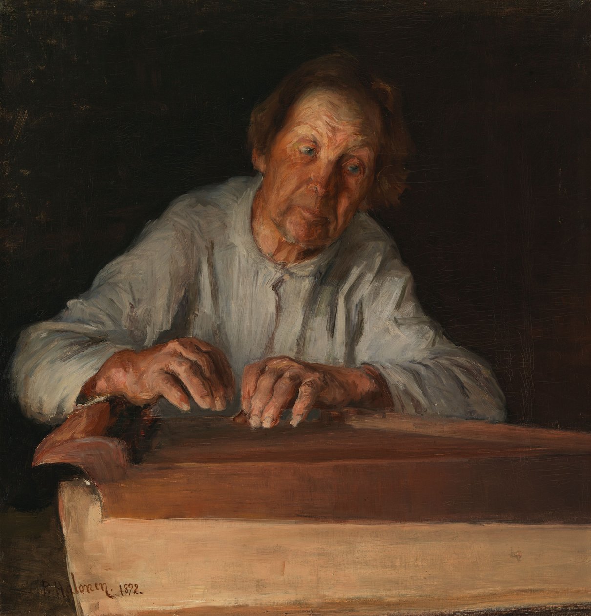 De kantele-speler door Pekka Halonen