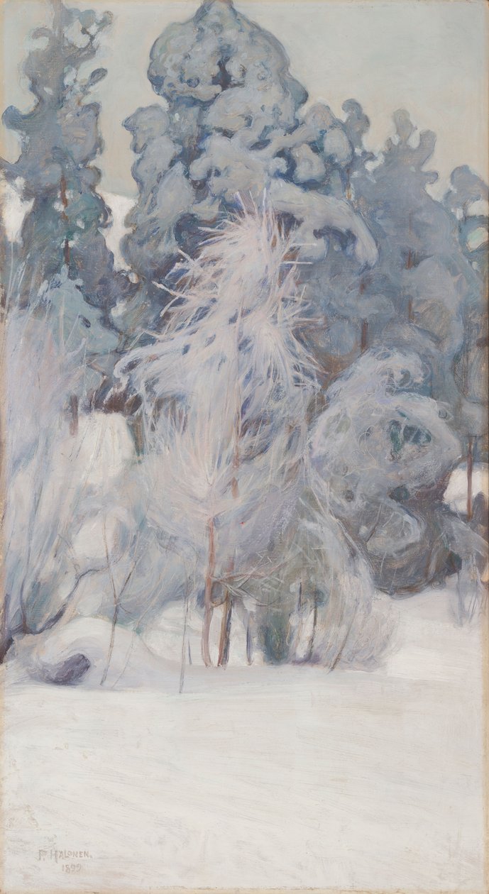 Winterlandschap door Pekka Halonen
