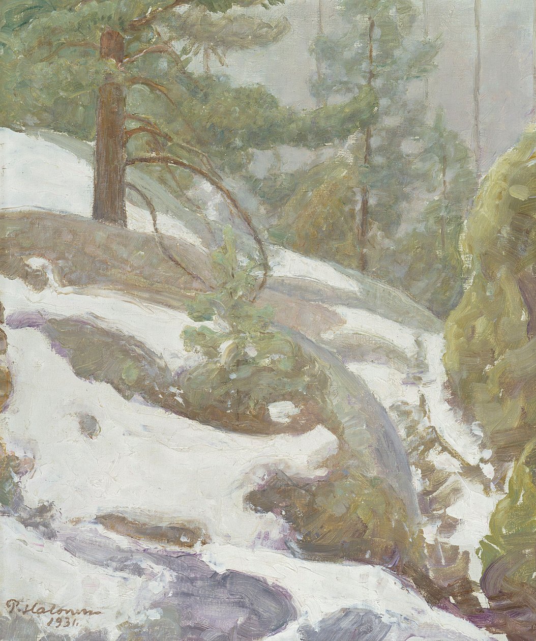 Winterlandschap door Pekka Halonen