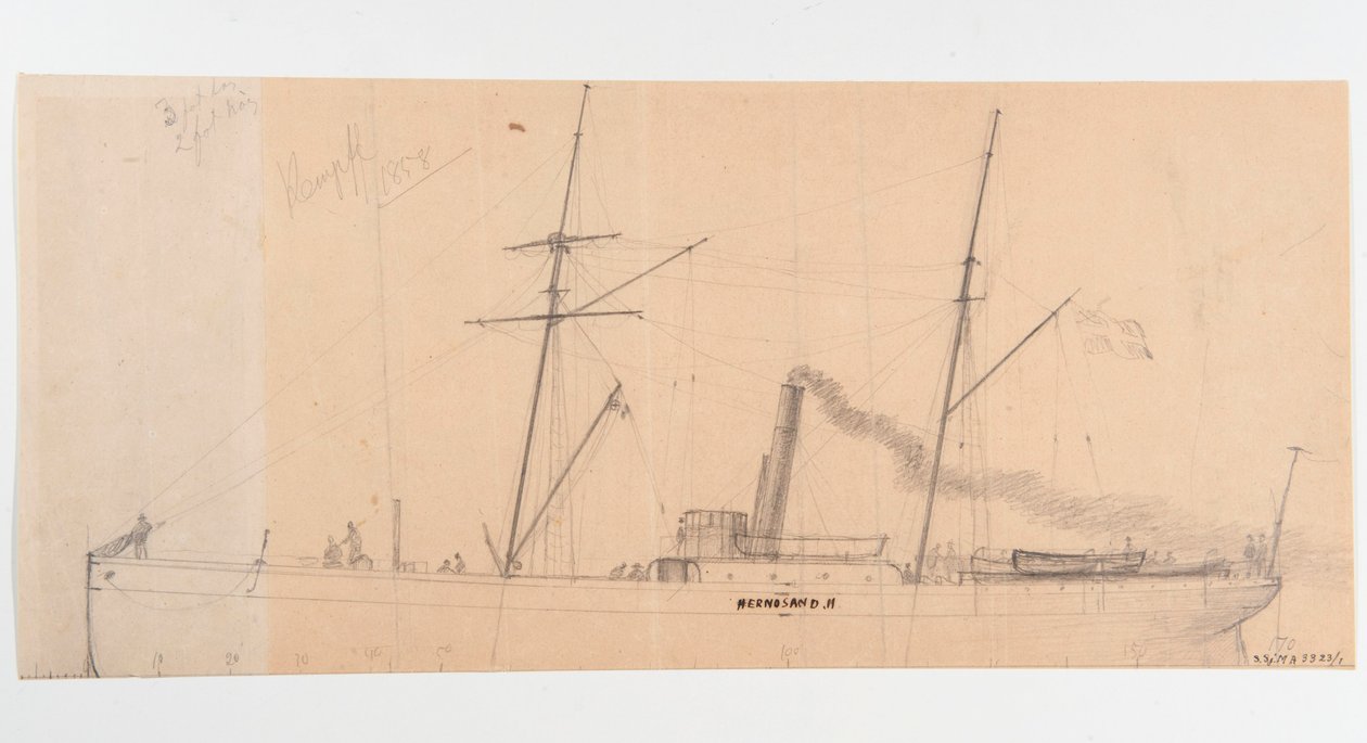 Stoomschip HERNOSAND II door Per Wilhelm Cedergren