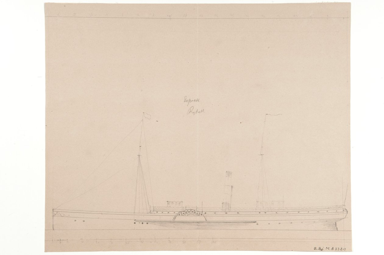 EXPRESS stoomschip door Per Wilhelm Cedergren