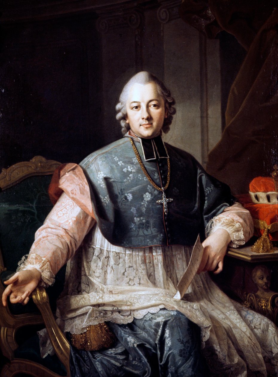 Portret van Ignacy Krasicki door Per Krafft