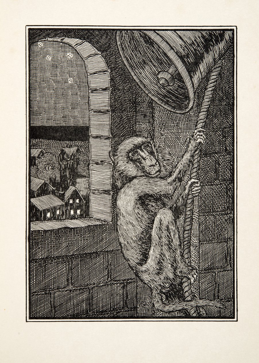 Een Valse Alarm, uit Honderd Anekdotes van Dieren, uitgegeven 1924 door Percy J. Billingshurst