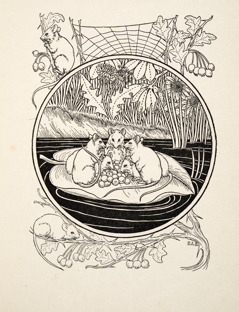 Muizen als Navigators, uit Honderd Anekdotes van Dieren, uitgegeven 1924 door Percy J. Billingshurst