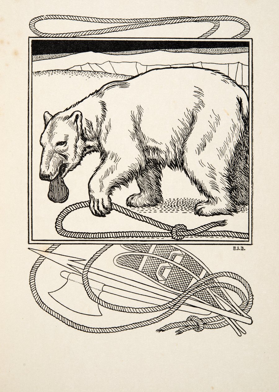 Verstandige Bruin, uit Honderd Anekdotes van Dieren, uitgegeven 1924 door Percy J. Billingshurst